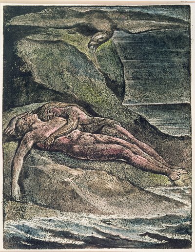 Milton a Poem: Albion on the Rock, 1804 by William Blake